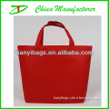 hot sale red color wholesale reusable shopping bags